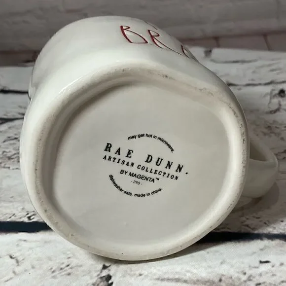 RAE DUNN 16 oz coffee mug “THE BRAVE” nwot - Picture 6 of 6